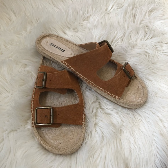 buckle espadrille sandals